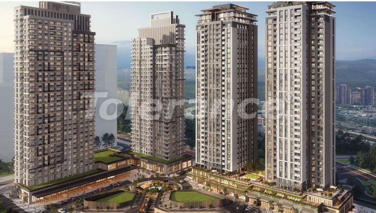 Apartment from the developer in Umraniye, İstanbul with pool with installment - buy realty in Turkey - 80755