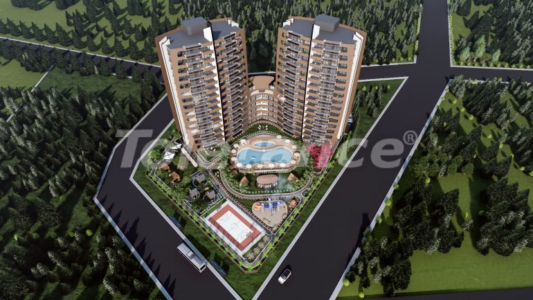 Appartement van de ontwikkelaar in Yenişehir, Mersin zwembad afbetaling - onroerend goed kopen in Turkije - 102575