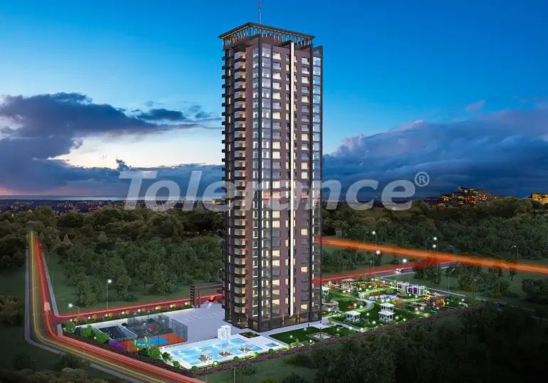 Apartment in Yenişehir, Mersin meeresblick pool - 35345 Apartment in Yenişehir, Mersin meeresblick pool - immobilien in der Türkei kaufen - 35345