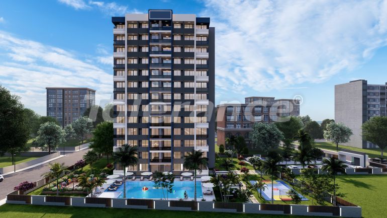 Appartement van de ontwikkelaar in Yenişehir, Mersin zwembad afbetaling - onroerend goed kopen in Turkije - 66661