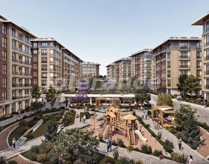 Appartement van de ontwikkelaar in Zeytinburnu, Istanboel zwembad afbetaling - onroerend goed kopen in Turkije - 130555
