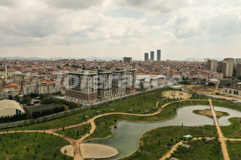 Appartement van de ontwikkelaar in Zeytinburnu, Istanboel zwembad afbetaling - onroerend goed kopen in Turkije - 130931