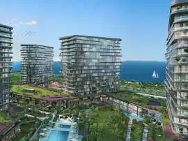 Appartement du développeur еn Zeytinburnu, Istanbul vue sur la mer piscine versement - acheter un bien immobilier en Turquie - 20999