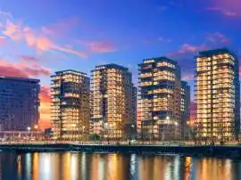 Appartement du développeur еn Zeytinburnu, Istanbul vue sur la mer piscine - acheter un bien immobilier en Turquie - 26000