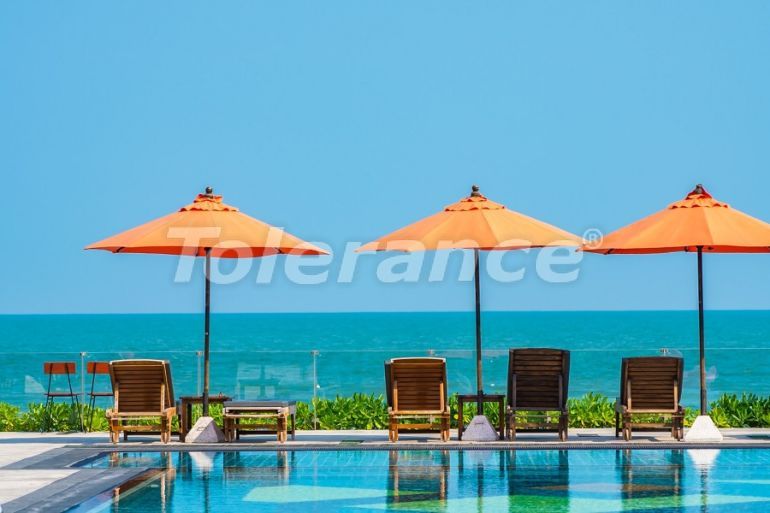 Hotel in City Center, Kemer with sea view - buy realty in Turkey - 46599