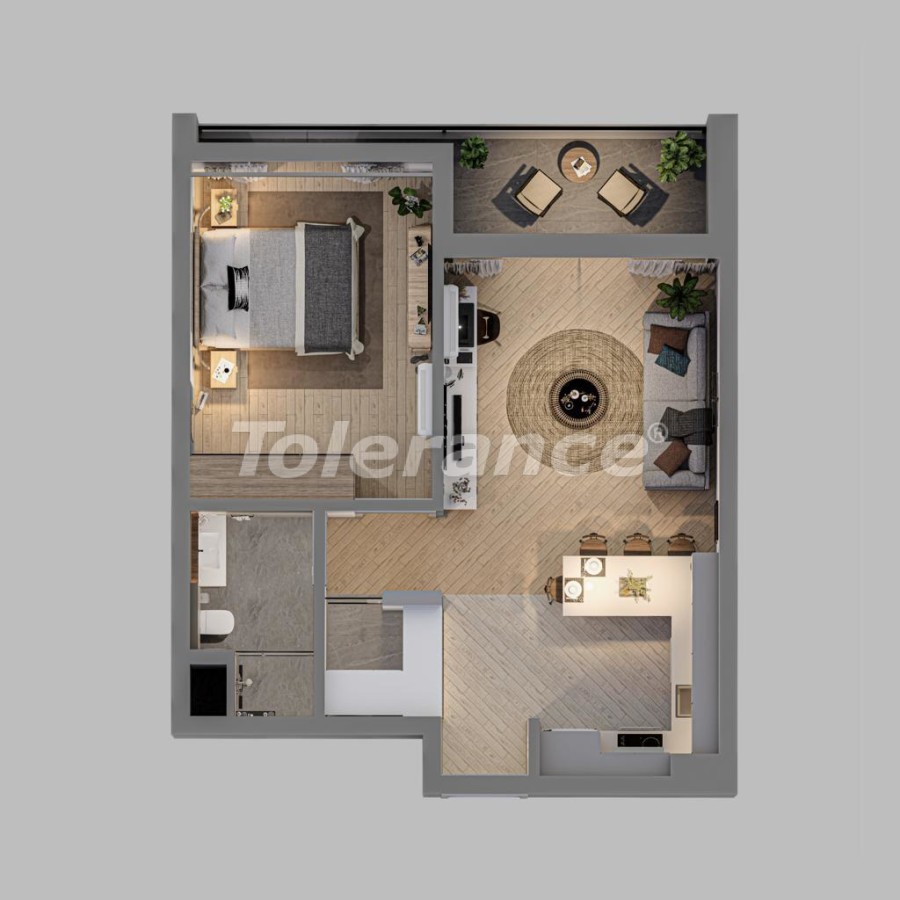 Appartement direct promoteur еn Aksu, Antalya avec piscine - acheter un bien immobilier en Turquie - 42174