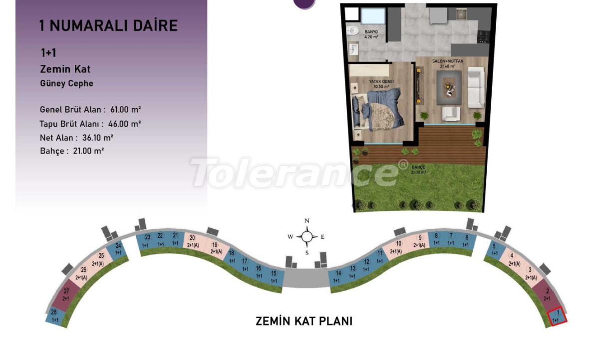 Apartment vom entwickler in Altıntaş, Antalya pool ratenzahlung - immobilien in der Türkei kaufen - 103647