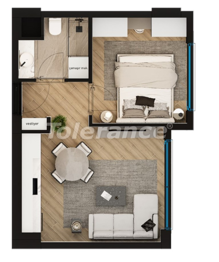 Appartement du développeur еn Altıntaş, Antalya piscine versement - acheter un bien immobilier en Turquie - 111446