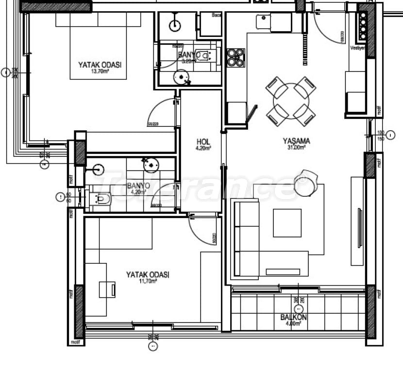 Apartment vom entwickler in Altıntaş, Antalya pool ratenzahlung - immobilien in der Türkei kaufen - 116985