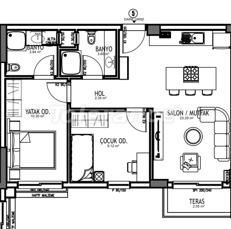 Apartment vom entwickler in Altıntaş, Antalya meeresblick pool ratenzahlung - immobilien in der Türkei kaufen - 129922