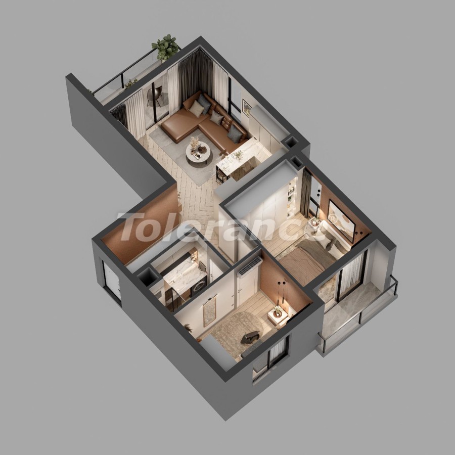 Apartment vom entwickler in Altıntaş, Antalya pool - immobilien in der Türkei kaufen - 52218