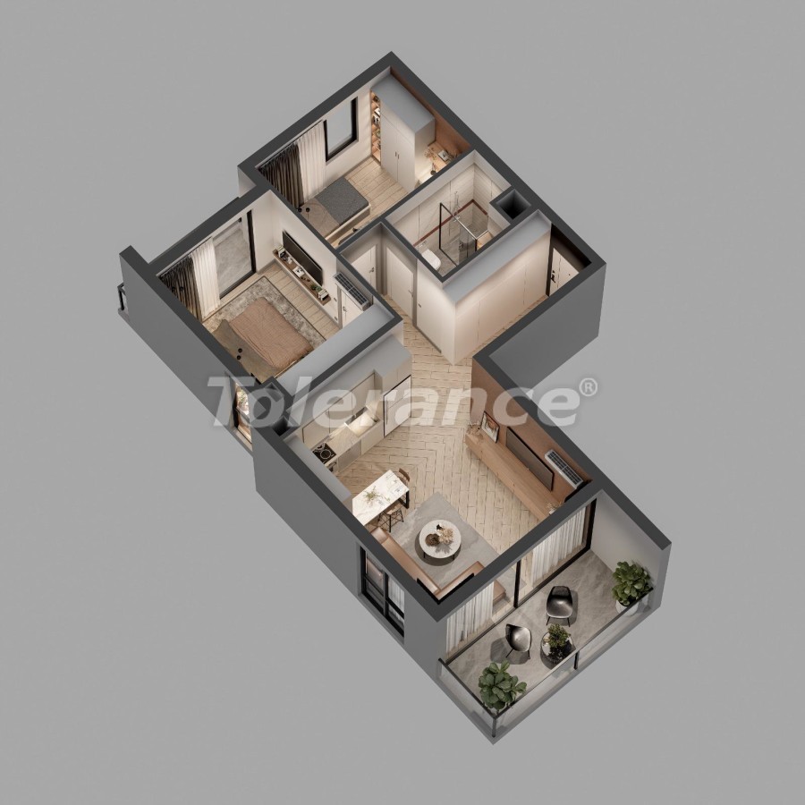 Apartment vom entwickler in Altıntaş, Antalya pool - immobilien in der Türkei kaufen - 52219