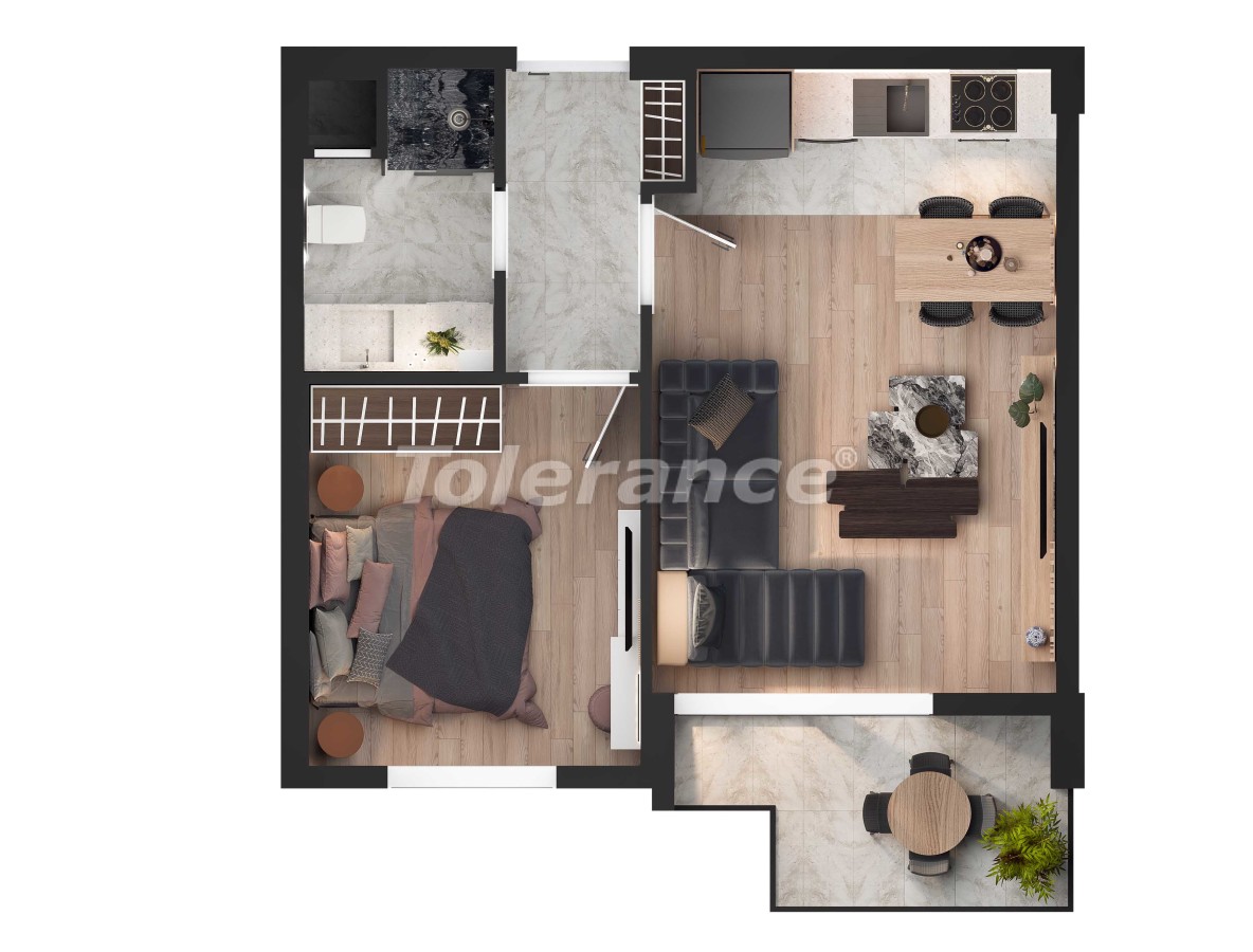 Apartment vom entwickler in Altıntaş, Antalya pool ratenzahlung - immobilien in der Türkei kaufen - 52693