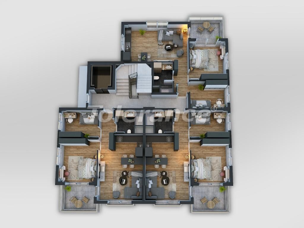 Apartment vom entwickler in Altıntaş, Antalya pool - immobilien in der Türkei kaufen - 54427