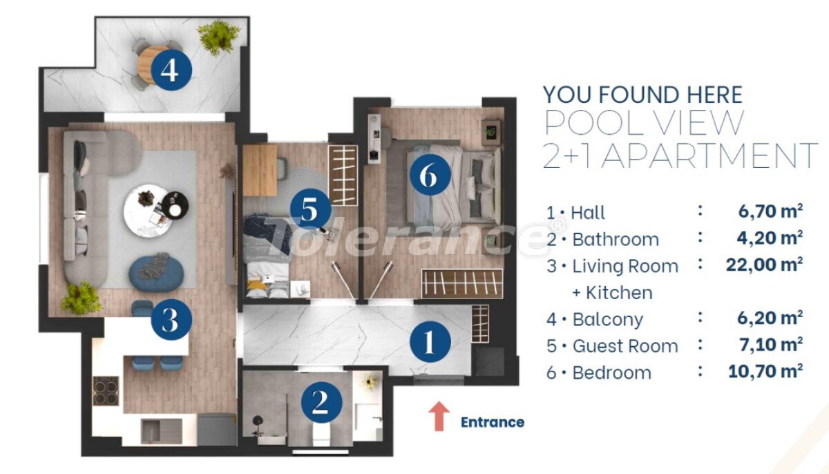 Apartment vom entwickler in Altıntaş, Antalya pool - immobilien in der Türkei kaufen - 57171