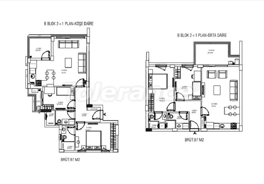 Apartment from the developer in Altıntaş, Antalya with pool with installment - buy realty in Turkey - 60253