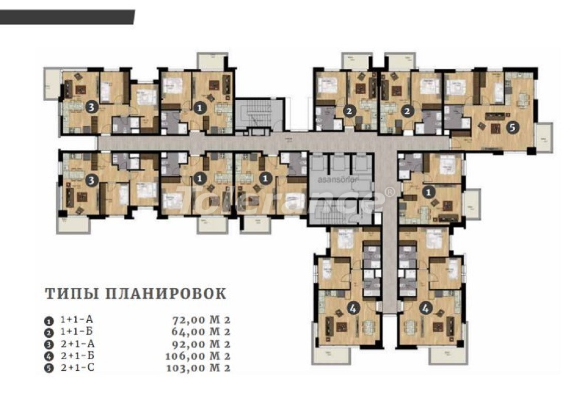 Apartment vom entwickler in Altıntaş, Antalya meeresblick pool ratenzahlung - immobilien in der Türkei kaufen - 66644