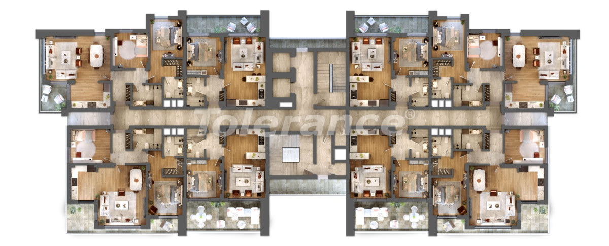 Apartment vom entwickler in Altıntaş, Antalya pool - immobilien in der Türkei kaufen - 96576