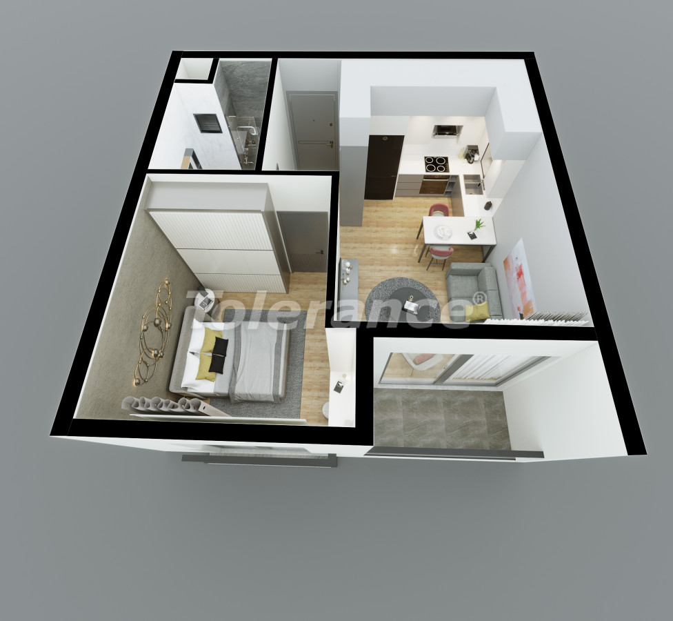 Apartment from the developer in Altıntaş, Antalya with pool with installment - buy realty in Turkey - 98986
