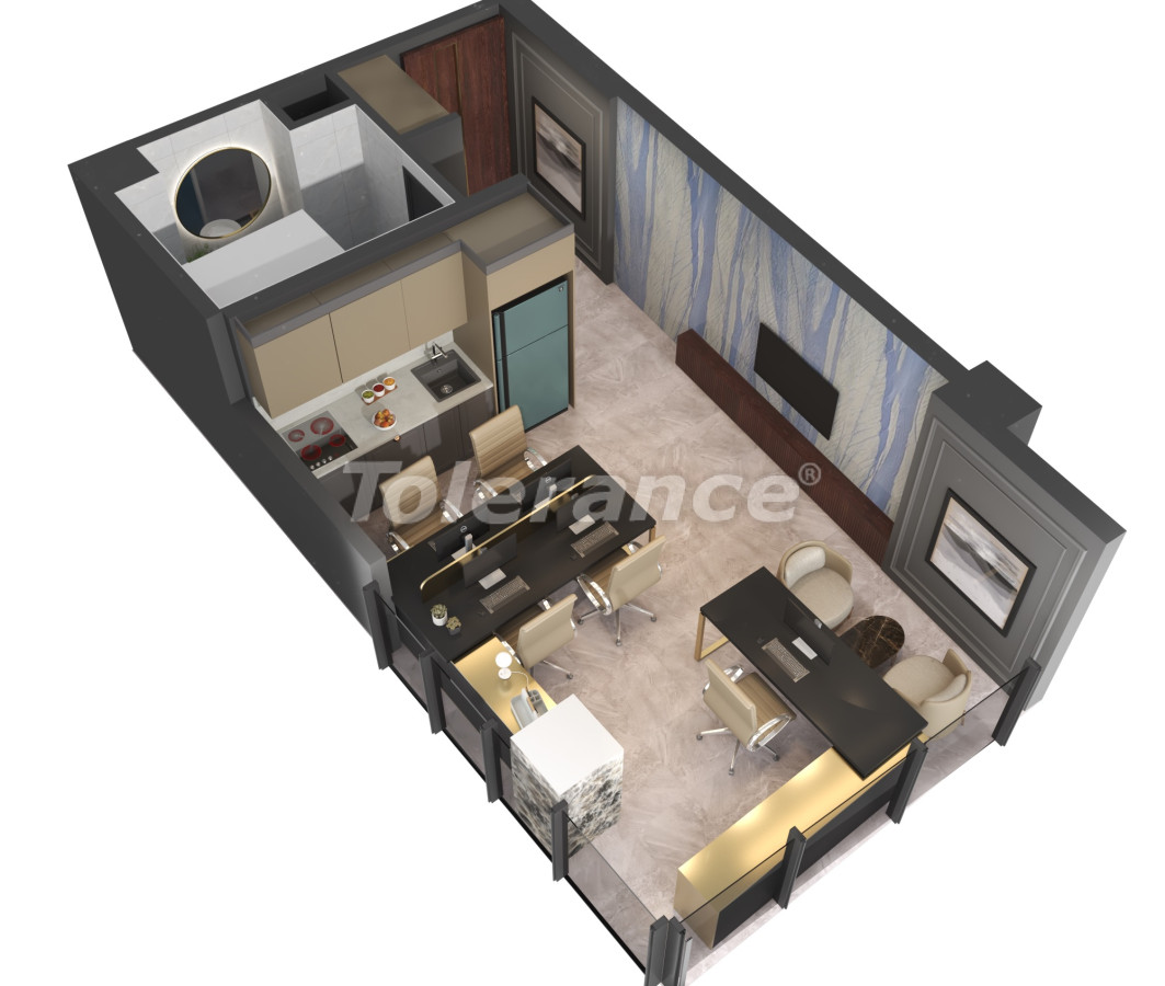 Appartement du développeur еn Atasehir, Istanbul piscine - acheter un bien immobilier en Turquie - 129170