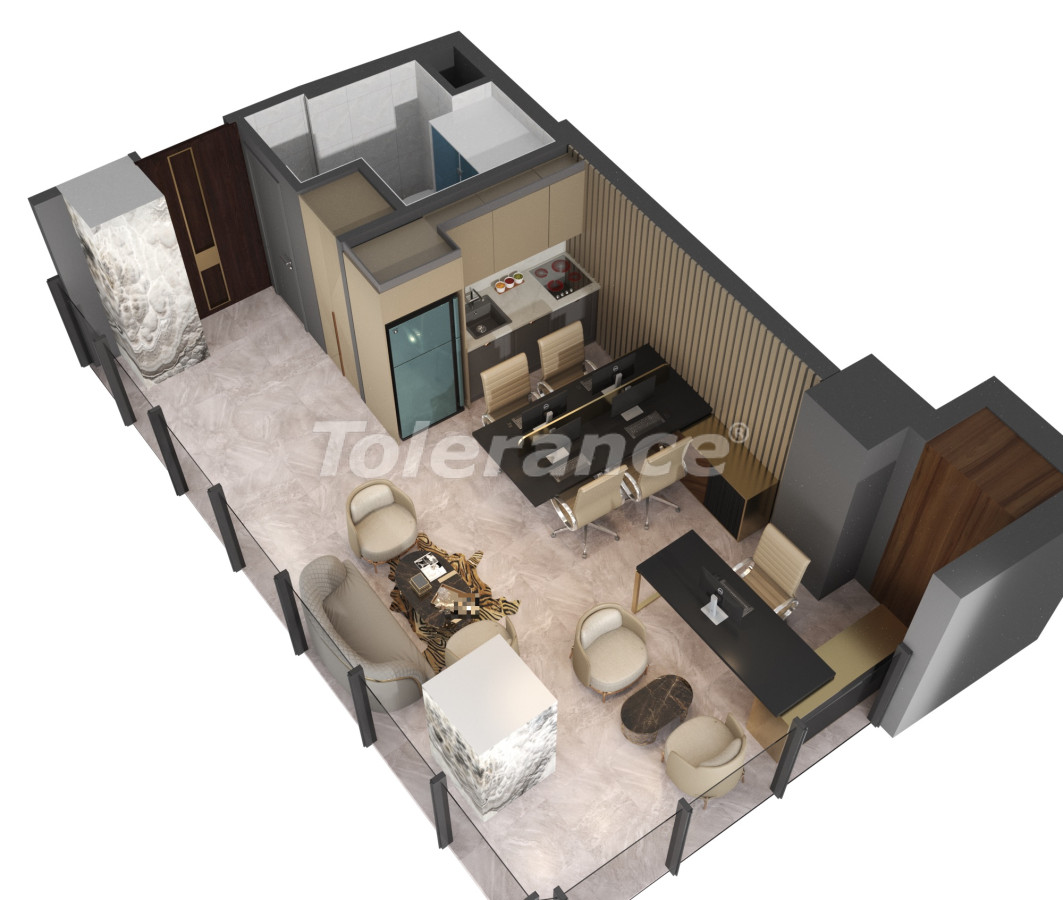 Appartement du développeur еn Atasehir, Istanbul piscine - acheter un bien immobilier en Turquie - 129171