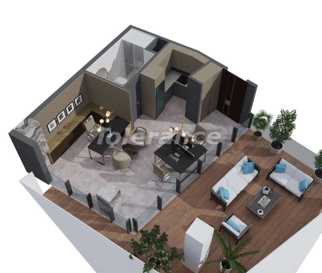 Appartement du développeur еn Atasehir, Istanbul piscine - acheter un bien immobilier en Turquie - 129174