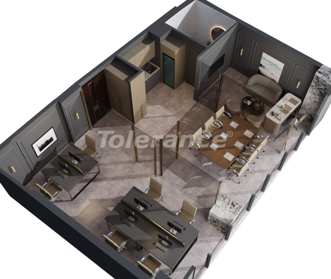Appartement du développeur еn Atasehir, Istanbul piscine - acheter un bien immobilier en Turquie - 129176