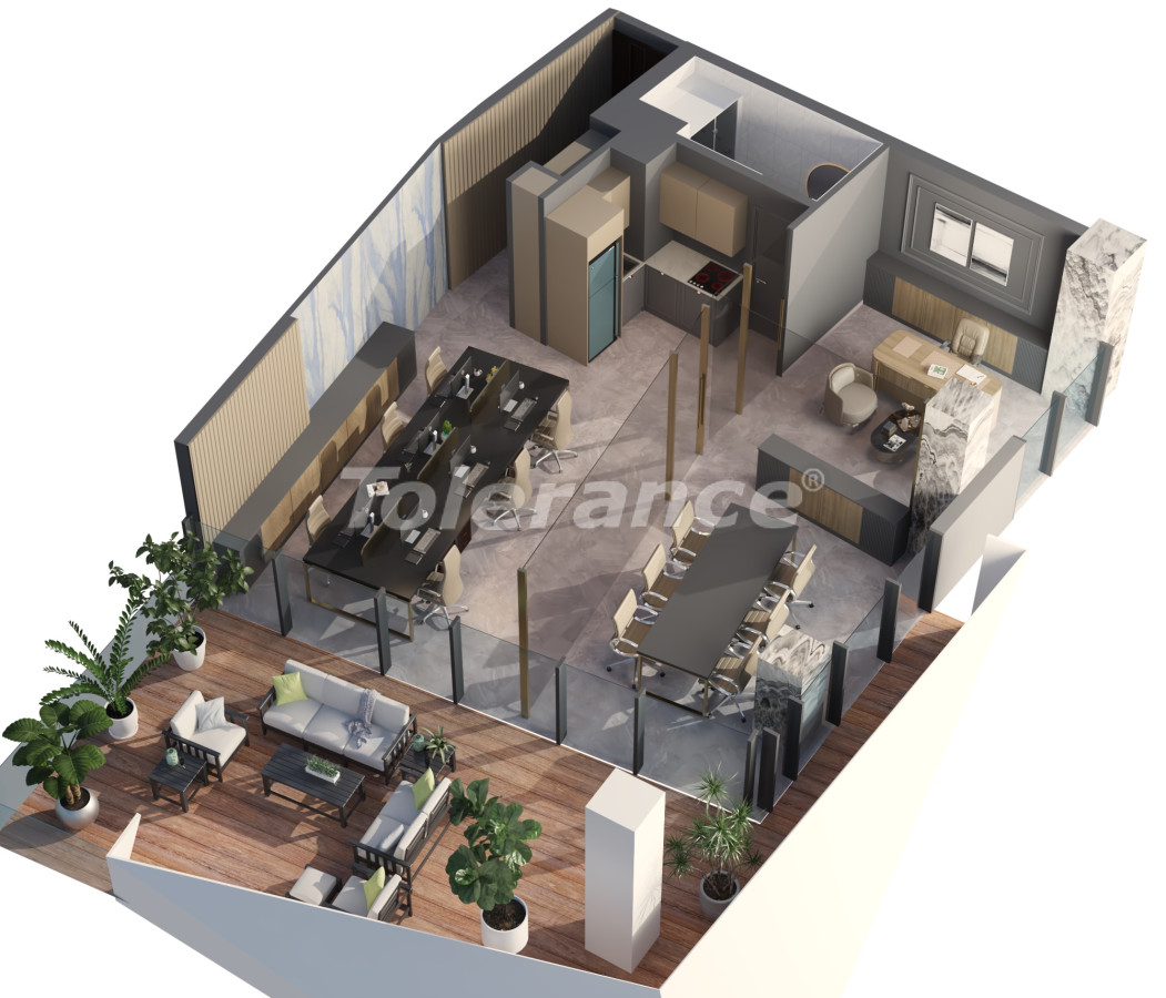 Appartement du développeur еn Atasehir, Istanbul piscine - acheter un bien immobilier en Turquie - 129178