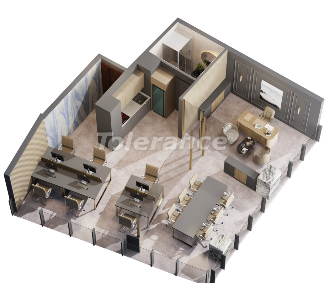 Appartement du développeur еn Atasehir, Istanbul piscine - acheter un bien immobilier en Turquie - 129179