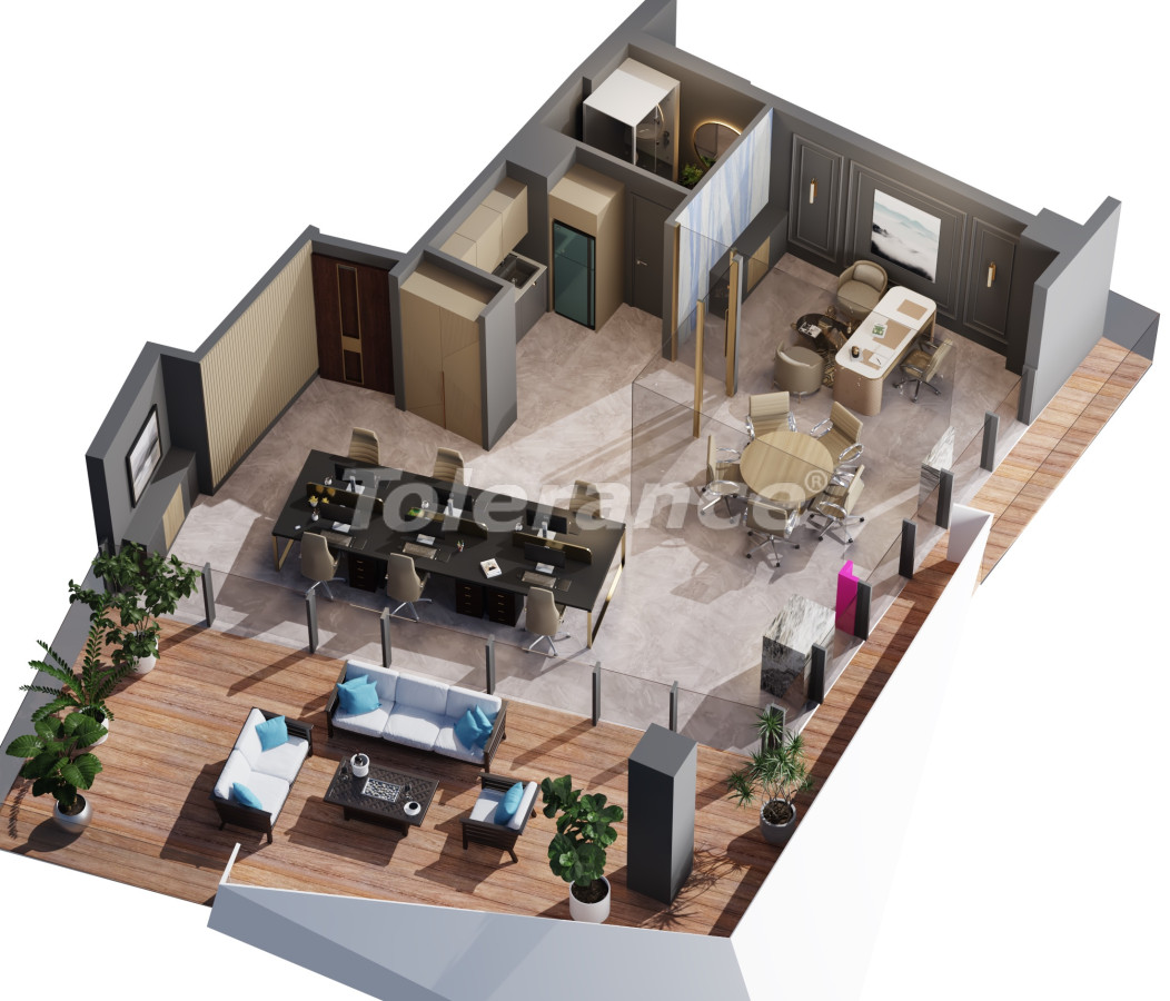 Appartement du développeur еn Atasehir, Istanbul piscine - acheter un bien immobilier en Turquie - 129180