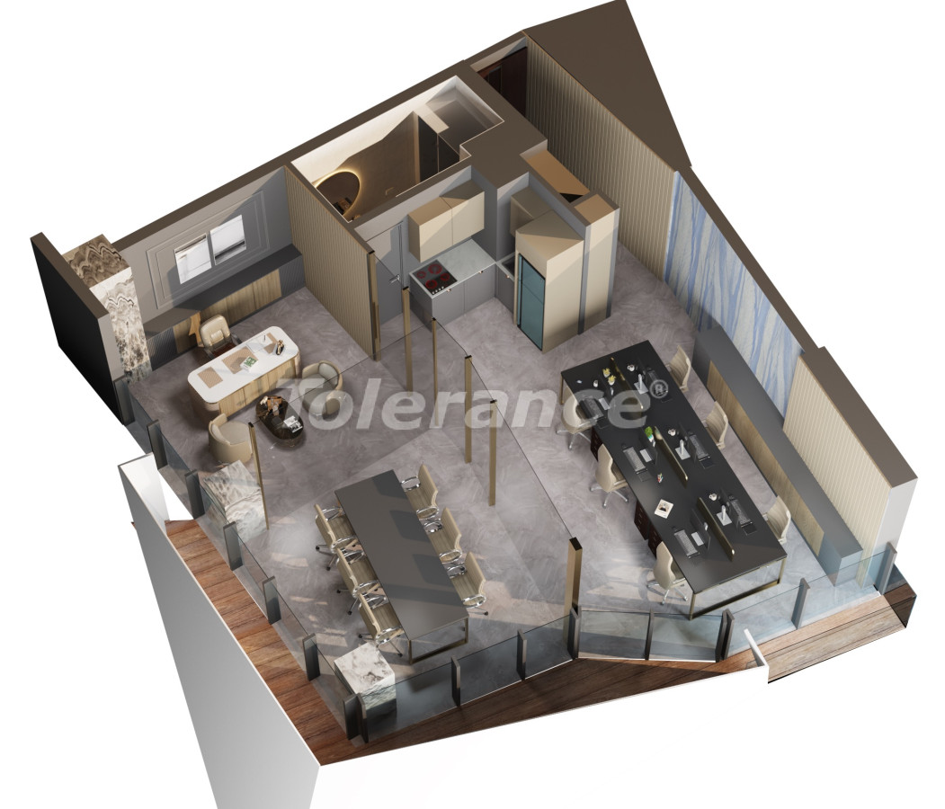 Appartement du développeur еn Atasehir, Istanbul piscine - acheter un bien immobilier en Turquie - 129181