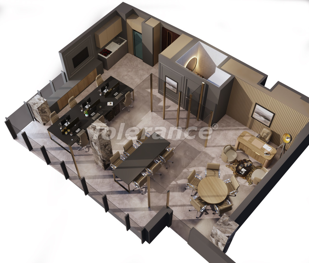 Appartement du développeur еn Atasehir, Istanbul piscine - acheter un bien immobilier en Turquie - 129182
