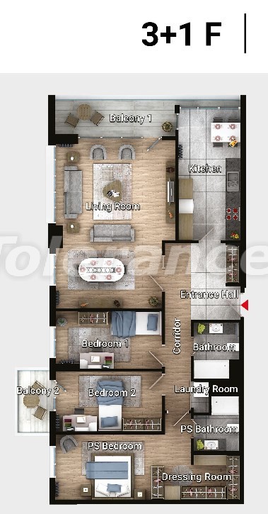 Apartment еn Avcılar, Istanbul piscine versement - acheter un bien immobilier en Turquie - 17192