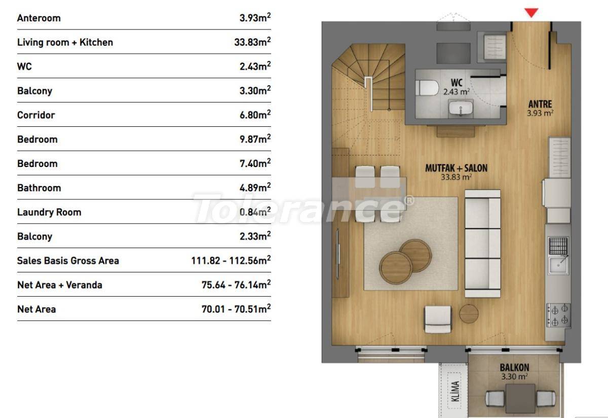 Apartment еn Avcılar, Istanbul piscine - acheter un bien immobilier en Turquie - 26941