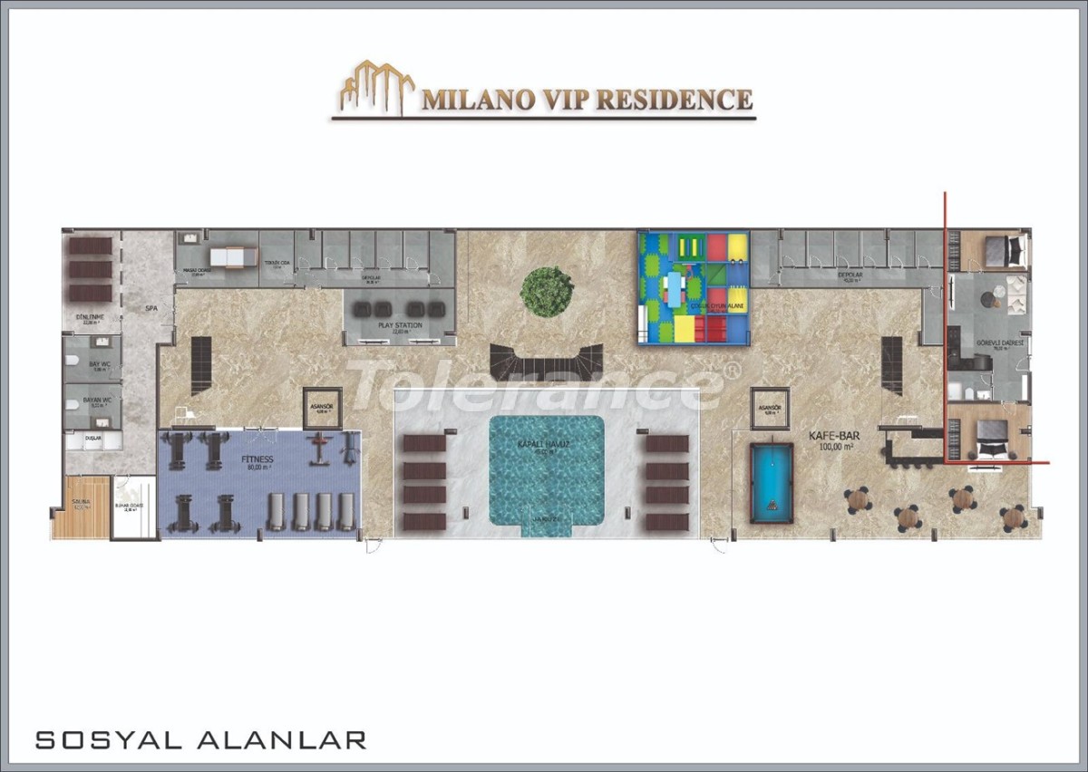 Appartement van de ontwikkelaar in Avsallar, Alanya zwembad - onroerend goed kopen in Turkije - 39950