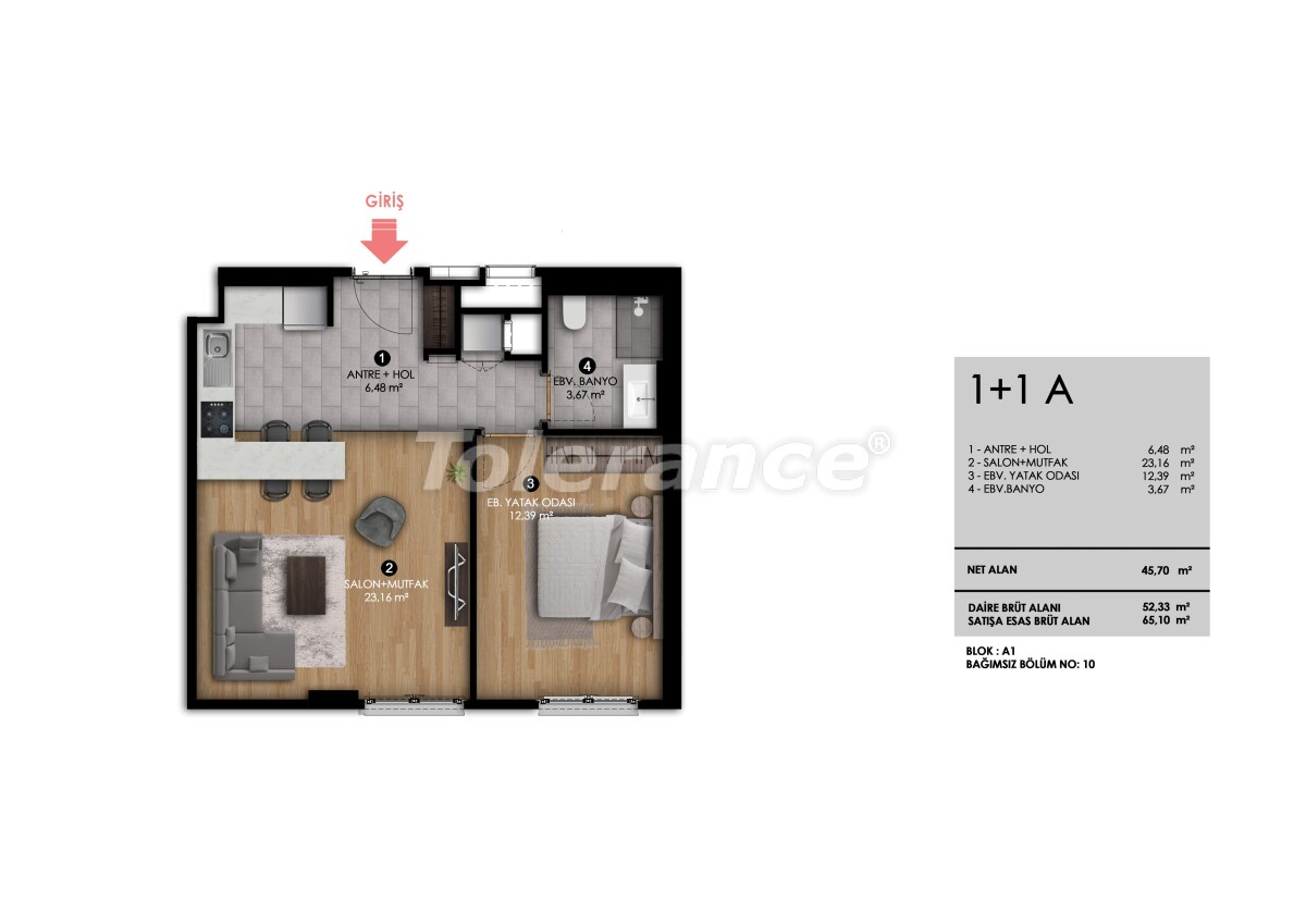Appartement du développeur еn Bağcılar, Istanbul versement - acheter un bien immobilier en Turquie - 58052