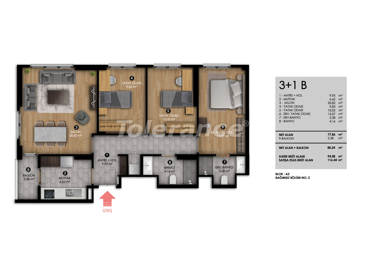 Apartment from the developer in Bagcilar, İstanbul with installment - buy realty in Turkey - 58064