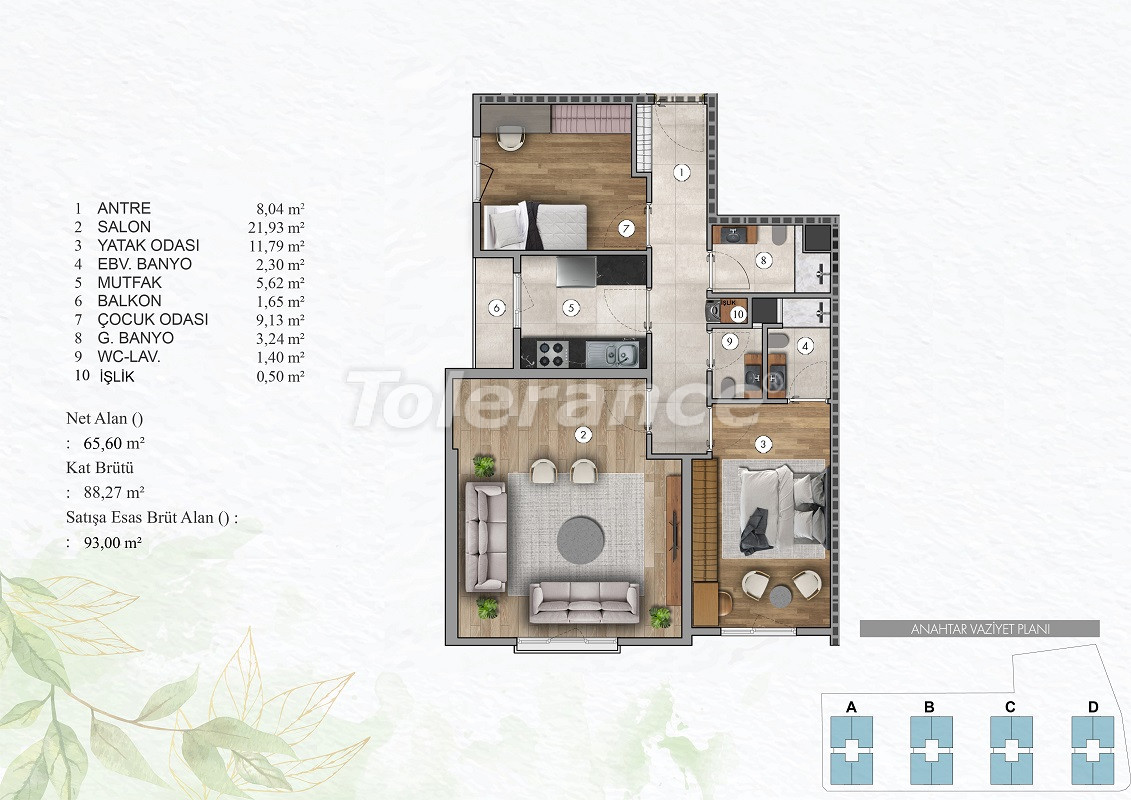 Apartment from the developer in Bagcilar, İstanbul with installment - buy realty in Turkey - 69527
