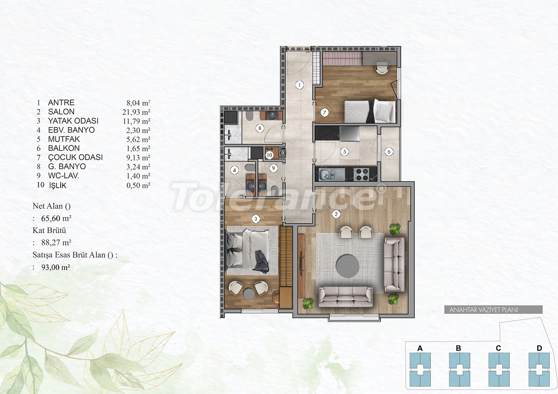 Apartment from the developer in Bagcilar, İstanbul with installment - buy realty in Turkey - 69528