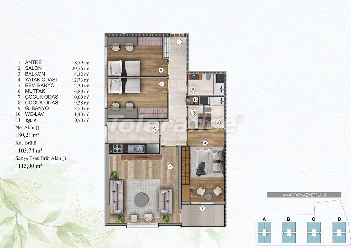 Apartment from the developer in Bagcilar, İstanbul with installment - buy realty in Turkey - 69531