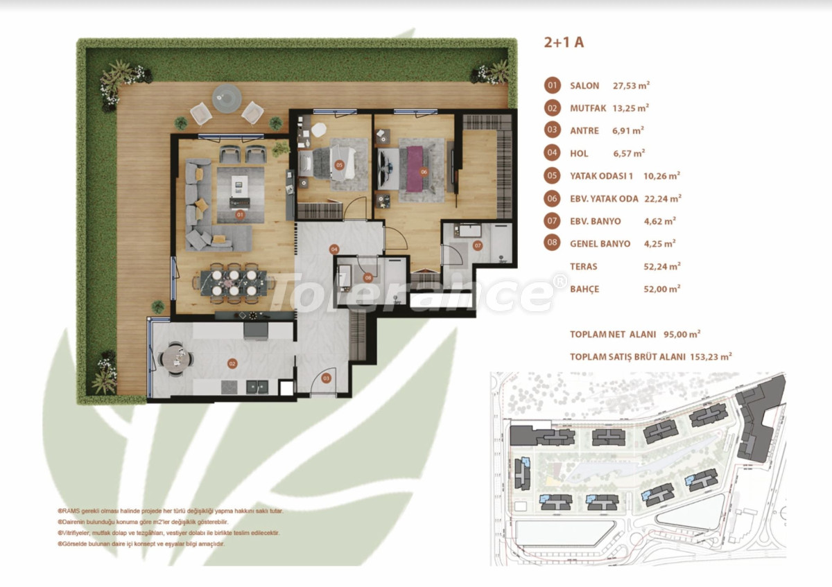 شقق من المتعهد في:في باهتشي إيفلير اسطنبول مسبح تقسيط - شراء عقار في تركيا - 133417