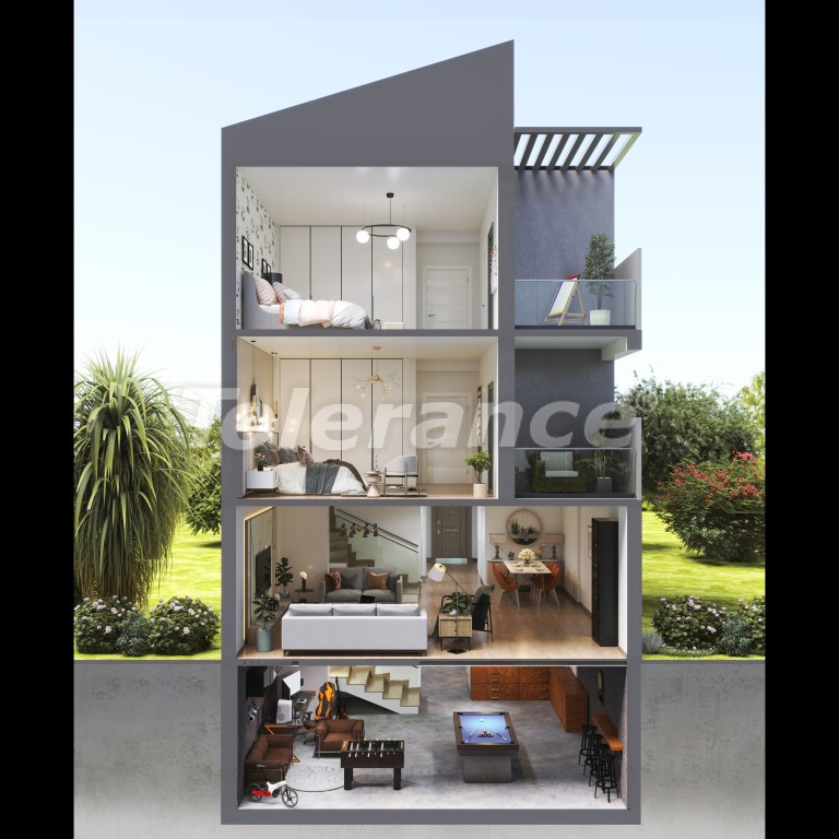 شقق من المتعهد في:في باهتشي شهير اسطنبول تقسيط - شراء عقار في تركيا - 133182