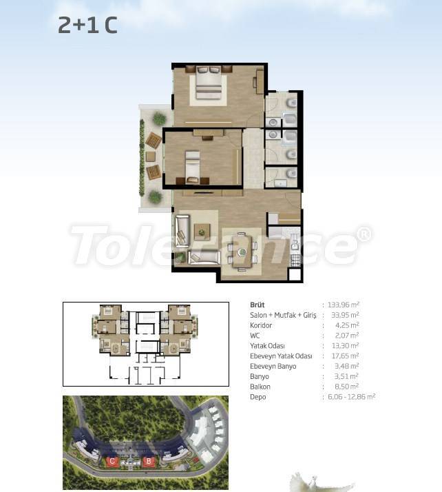 Apartment from the developer in Bahçeşehir, İstanbul with pool - buy realty in Turkey - 36101