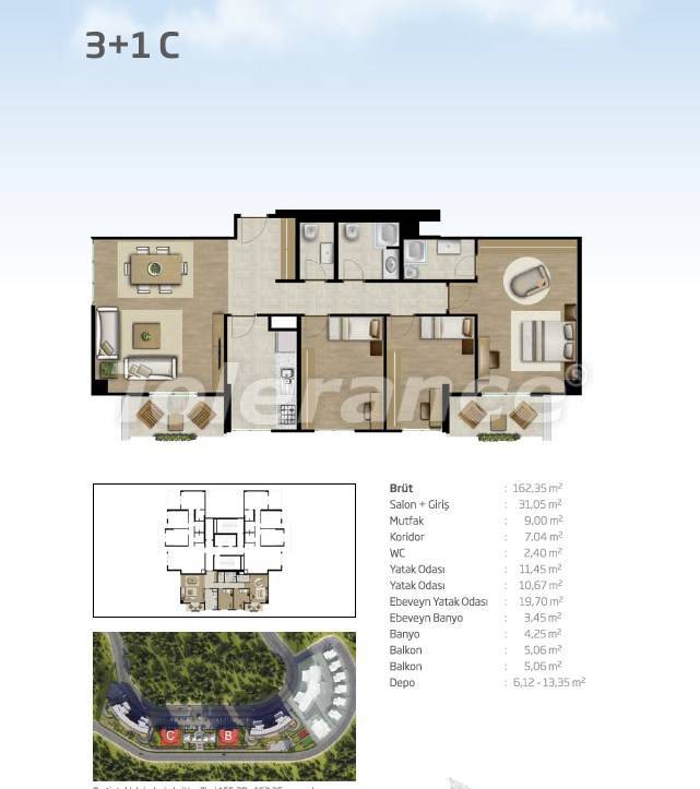 Apartment from the developer in Bahçeşehir, İstanbul with pool - buy realty in Turkey - 36103