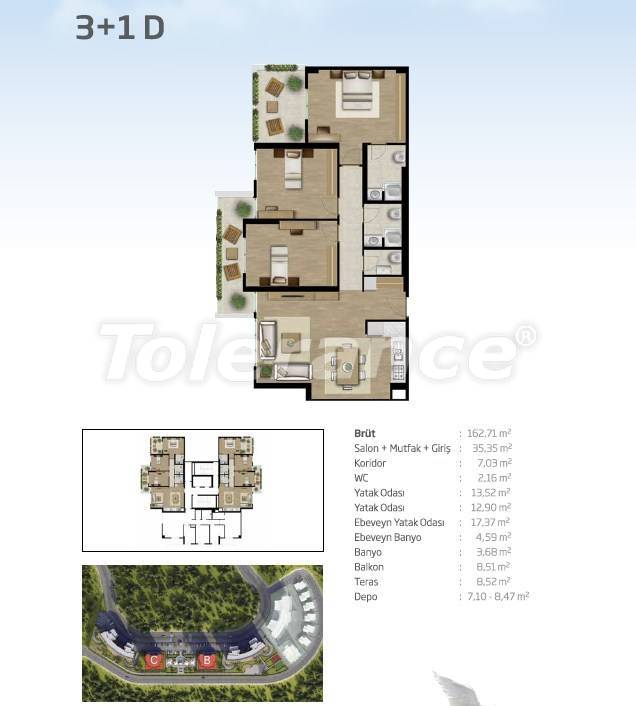 Apartment from the developer in Bahçeşehir, İstanbul with pool - buy realty in Turkey - 36104