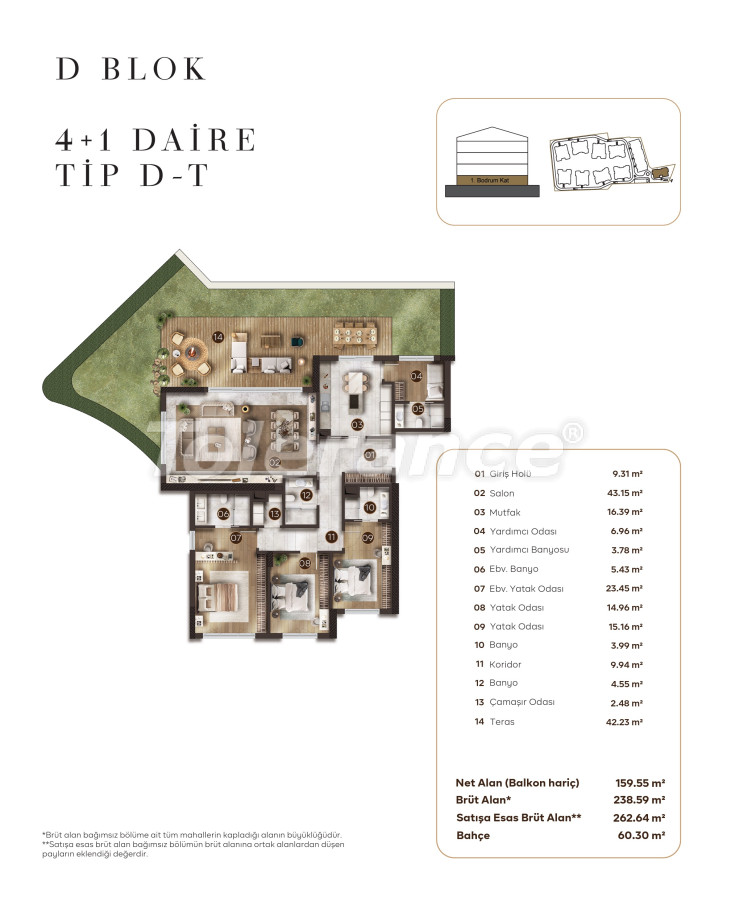 Appartement van de ontwikkelaar in Bakırköy, Istanboel zwembad afbetaling - onroerend goed kopen in Turkije - 131386