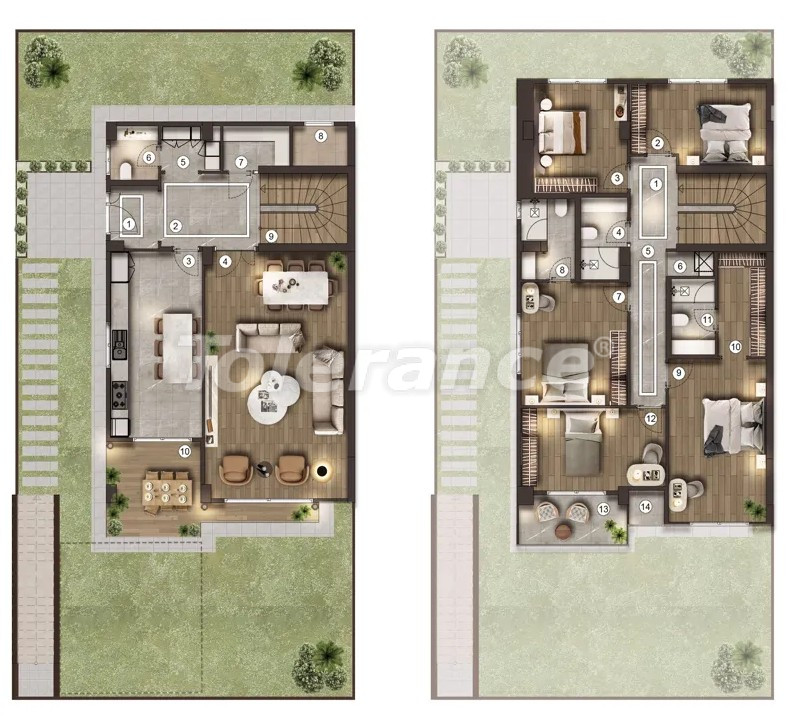 آپارتمان از سازنده که در باشاک‌شهر, استانبول - خرید ملک در ترکیه - 133259