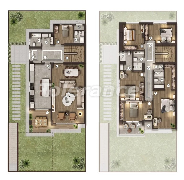 آپارتمان از سازنده که در باشاک‌شهر, استانبول - خرید ملک در ترکیه - 133260