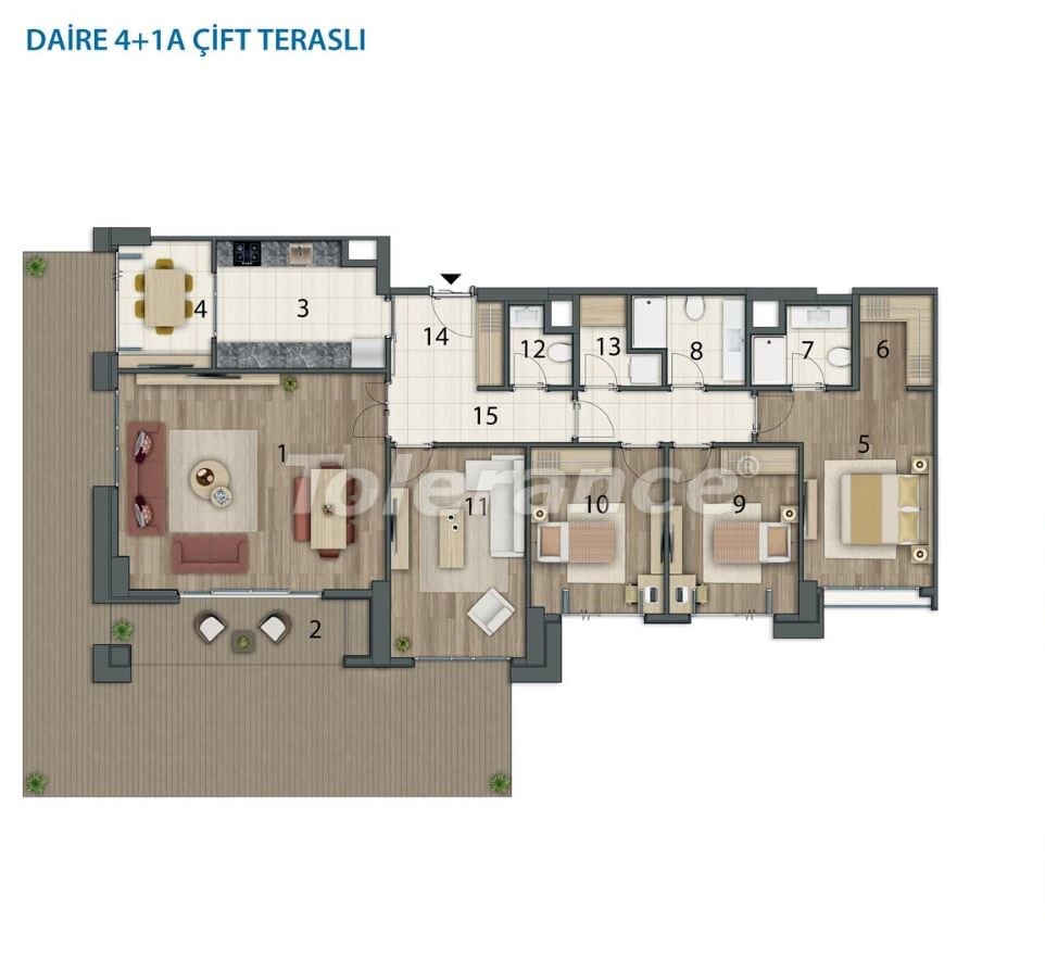 Appartement еn Başakşehir, Istanbul piscine versement - acheter un bien immobilier en Turquie - 20562
