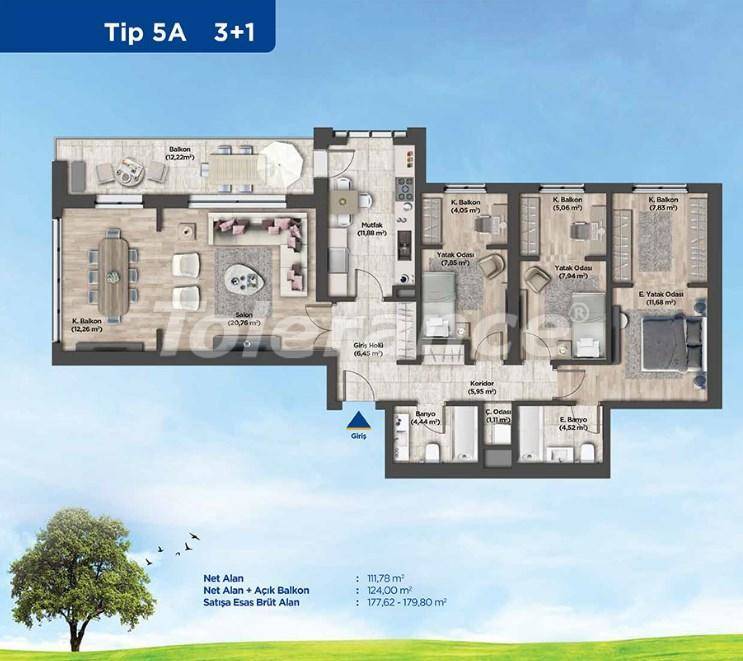 Apartment from the developer in Basaksehir, İstanbul pool - buy realty in Turkey - 26988